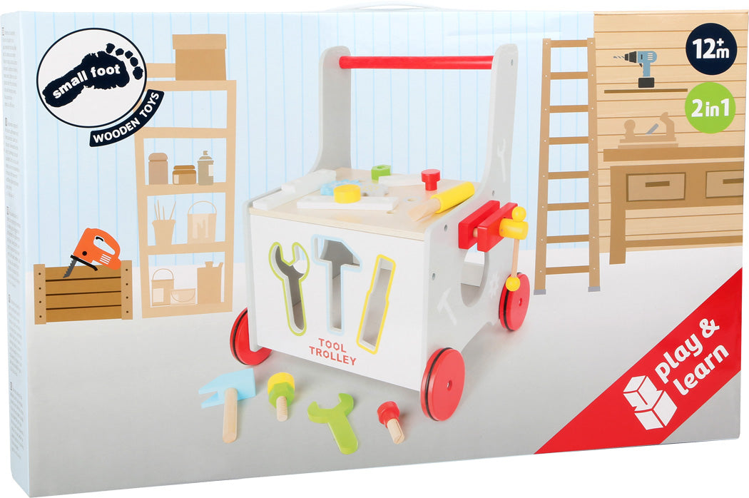 Carrello primi passi "attrezzi "