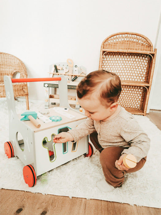 Carrello primi passi "attrezzi "