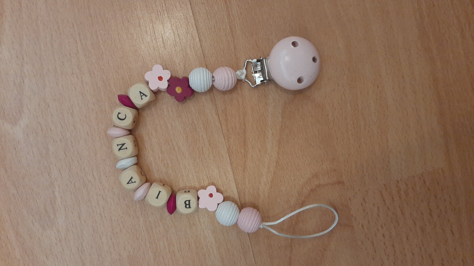 Portaciuccio con nome Bianca