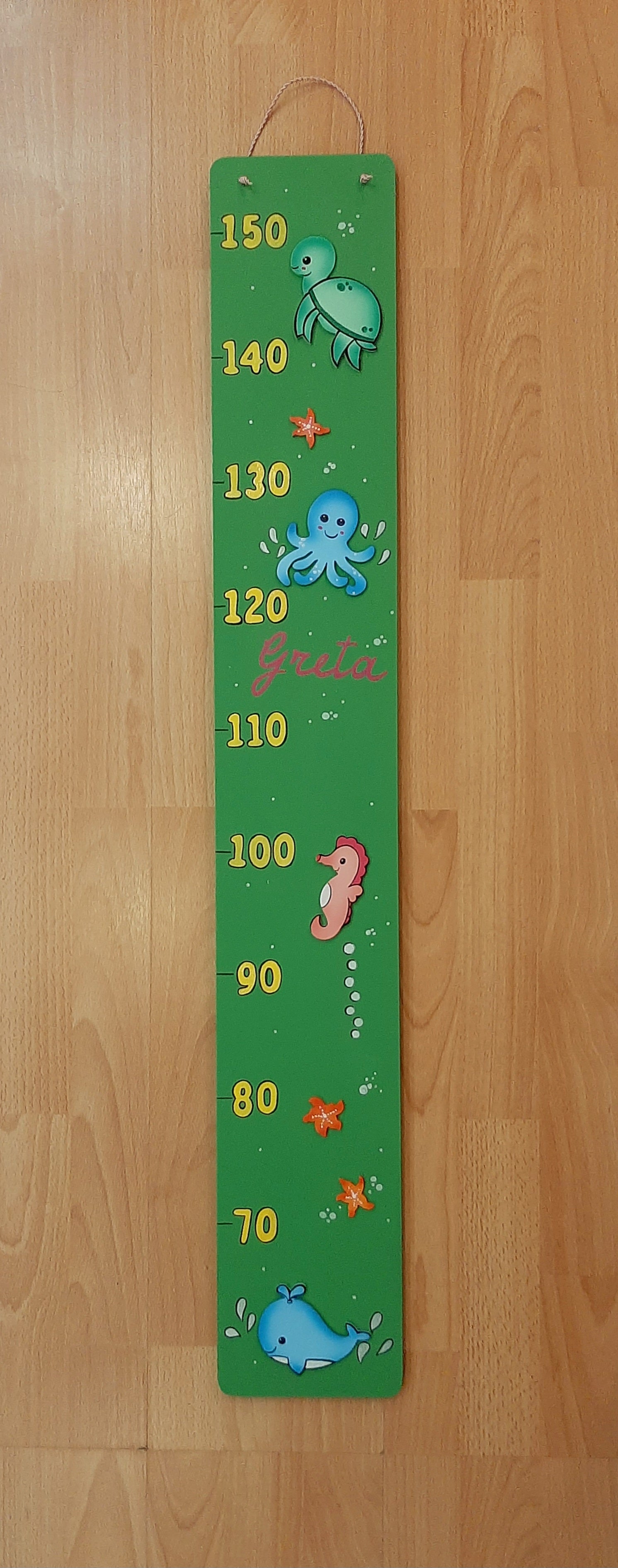 Metro  " soggetti marini " verde