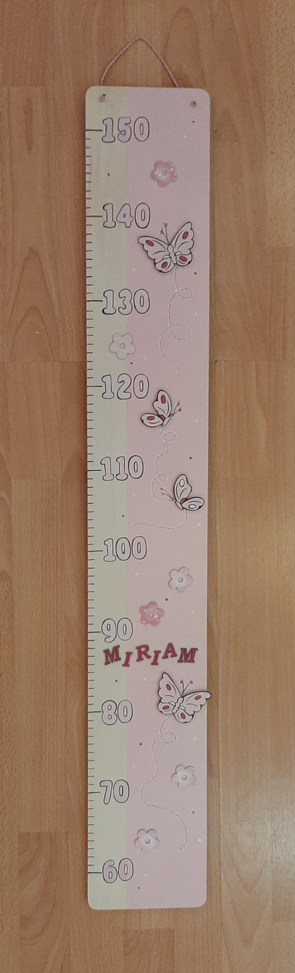 metro " farfalle " rosa