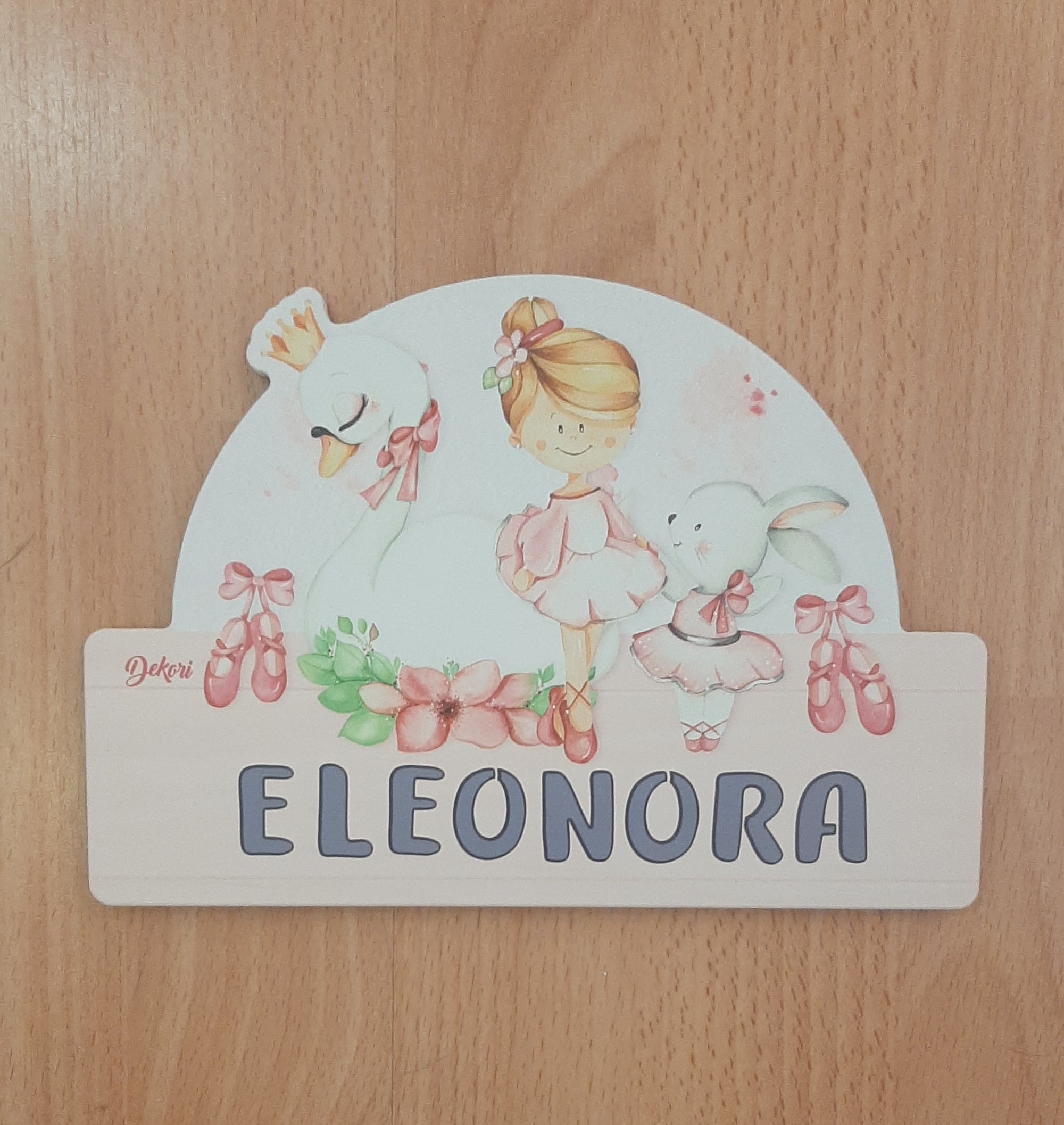 Targhetta " ballerina"