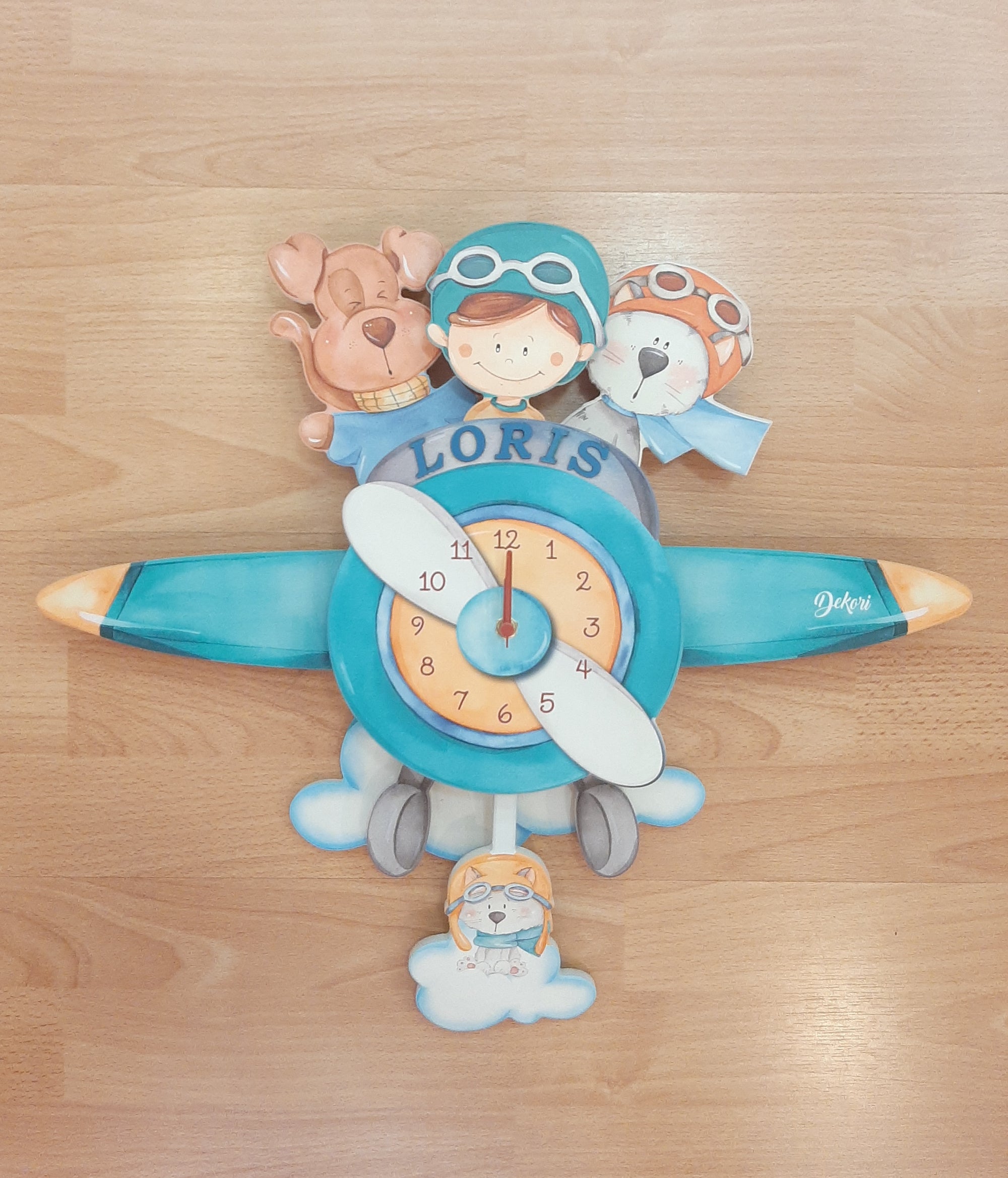 Orologio 3D aviatore