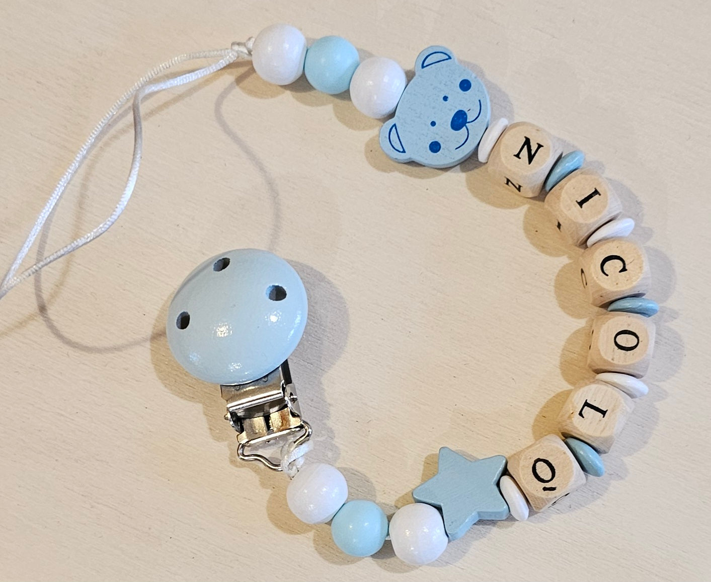 Portaciuccio con nome Nicolò