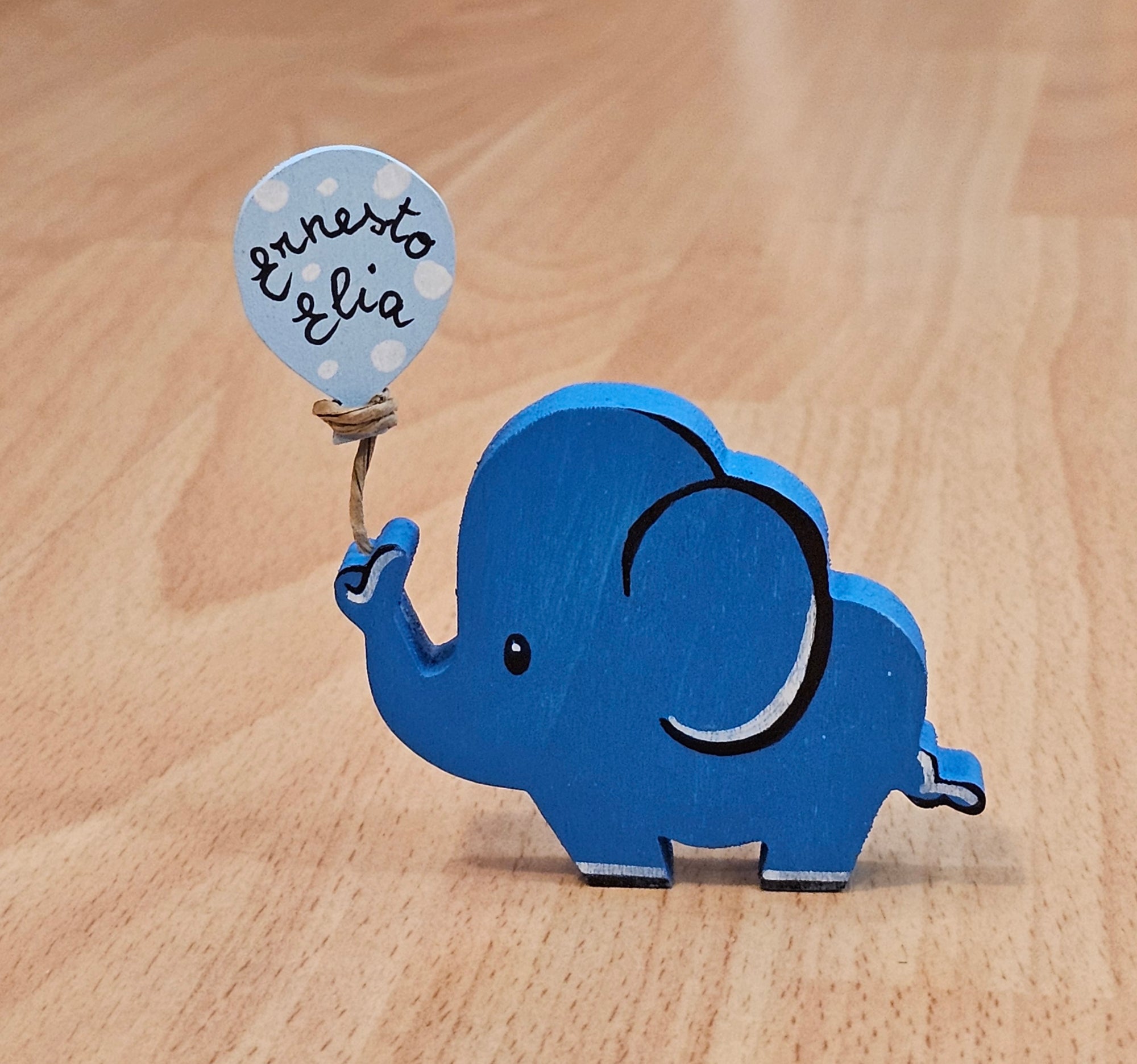 Bomboniere "elefantino celeste con palloncino"