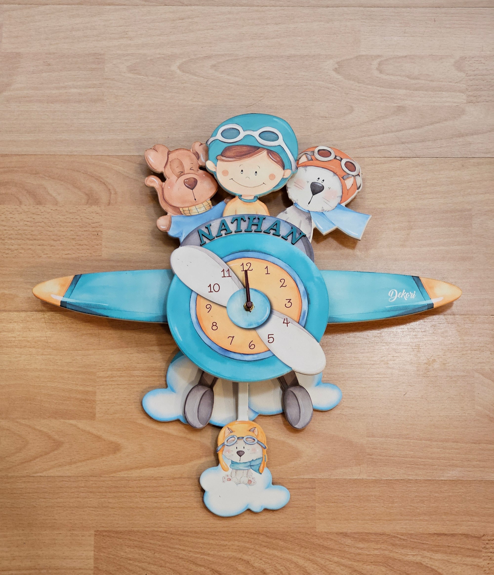 Orologio 3D aviatore