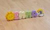 Nome puzzle "4 lettere con 2 decori "