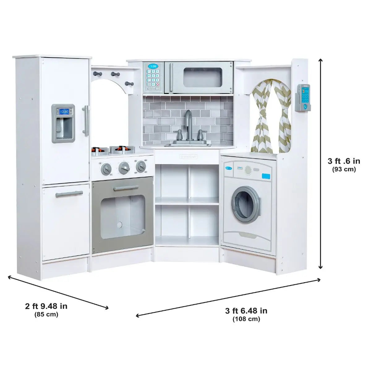 cucina da gioco "ultimate corner play kitchen white"