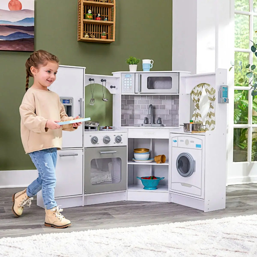 cucina da gioco "ultimate corner play kitchen white"