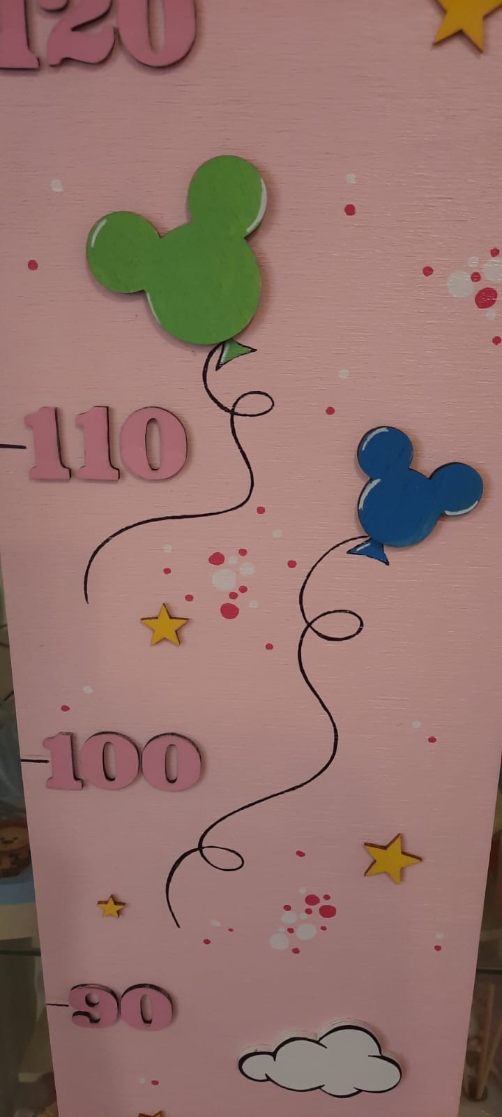 Metro " mikey mouse " rosa