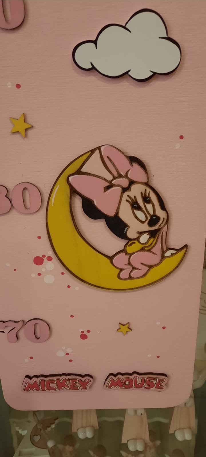 Metro " mikey mouse " rosa