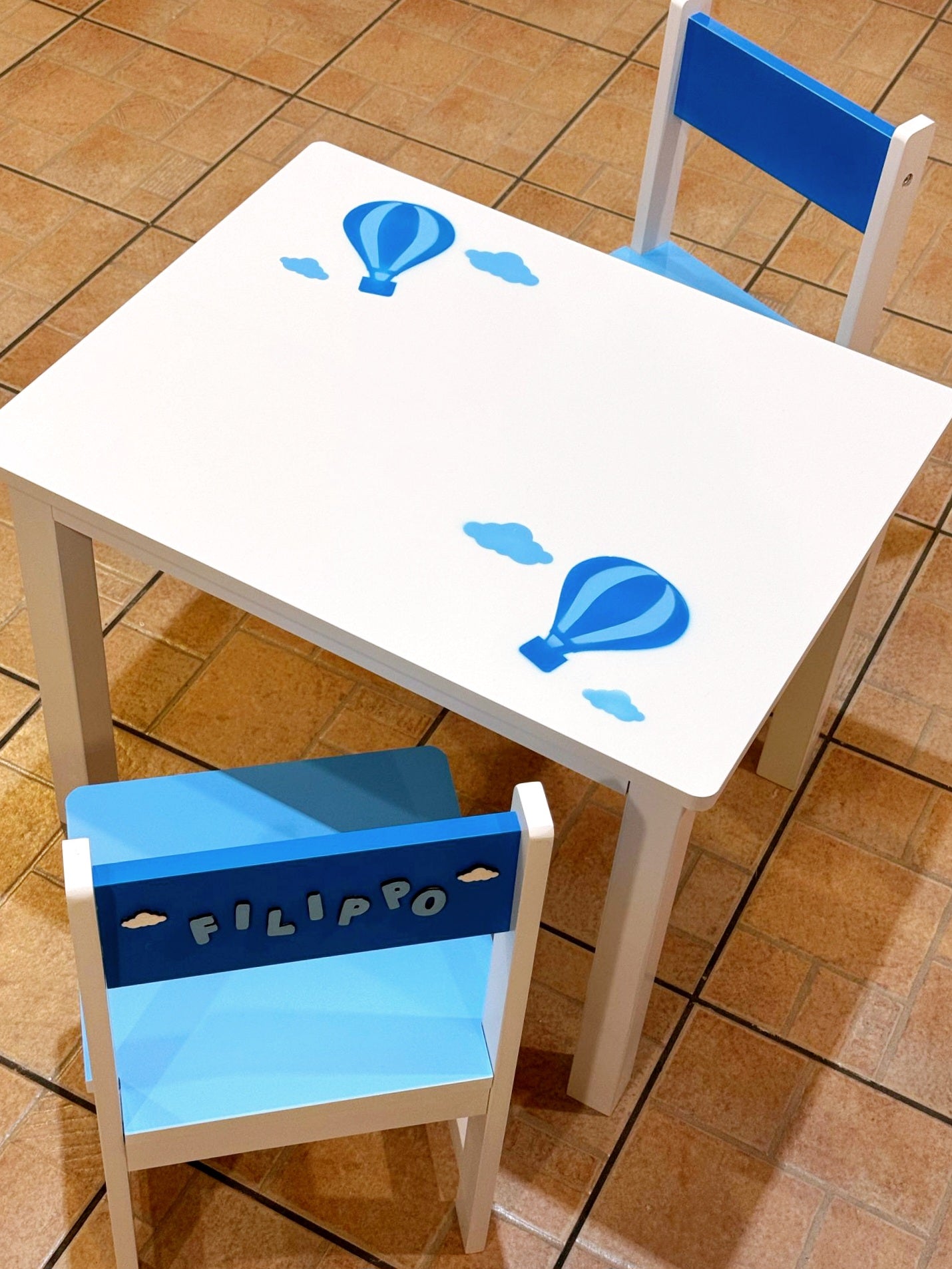 Tavolino " mongolfiere "