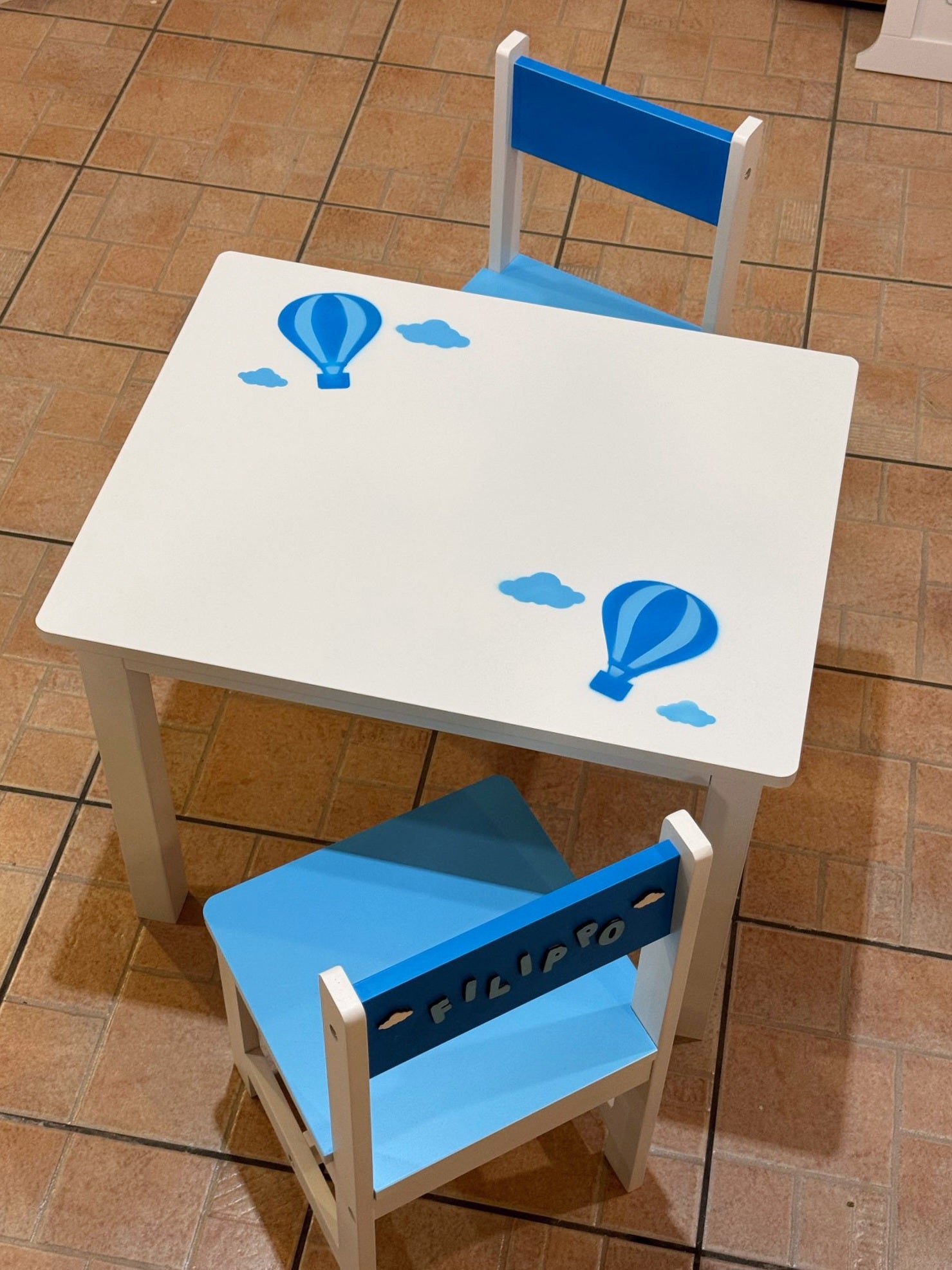 Tavolino " mongolfiere "