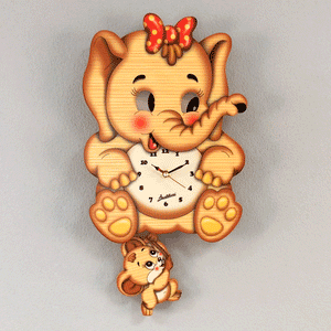 Orologio movimento occhi " elefante"