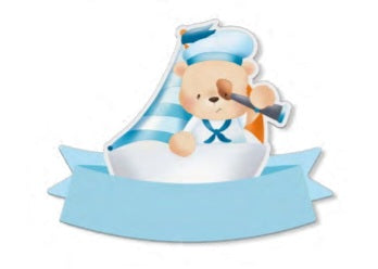 Targhetta "orsetto marinaio"