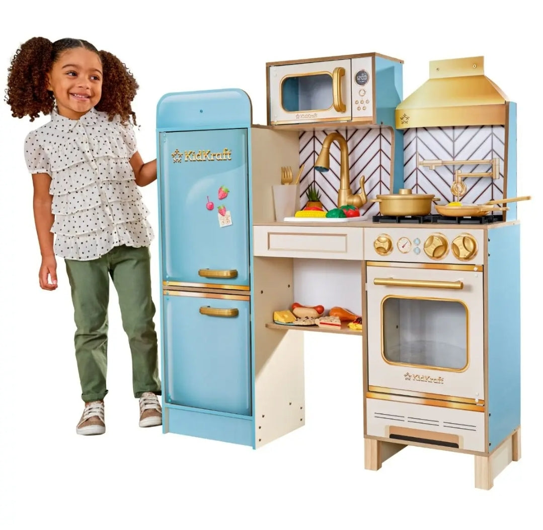 Cucina giocattolo retro cool play kitchen - Martin Pescatore 2021