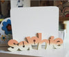 portafoto con nome " 6 lettere"