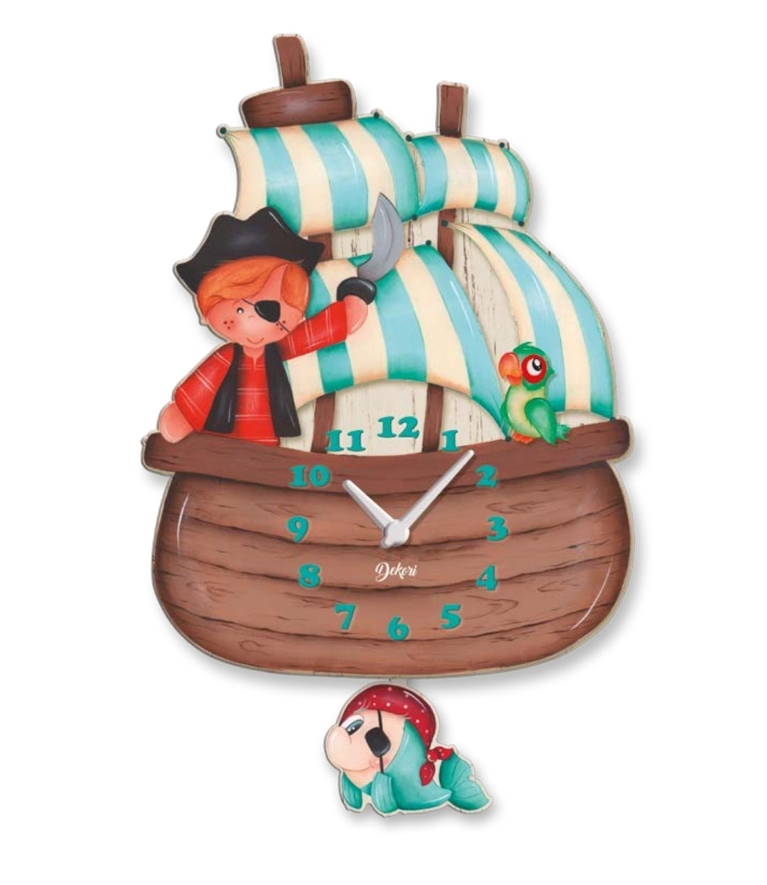 Orologio pendolo "pirata"