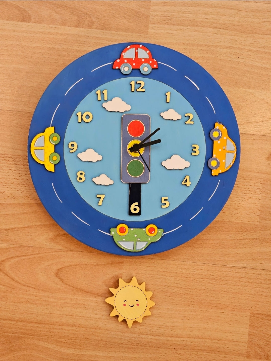 Orologio pendolo "macchinine"