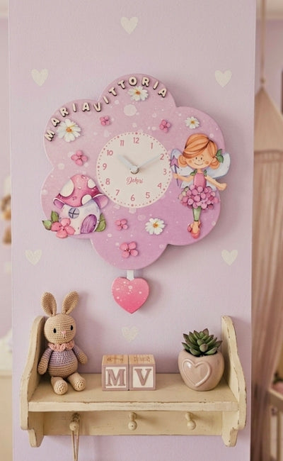Orologio pendolo "fata rosina"
