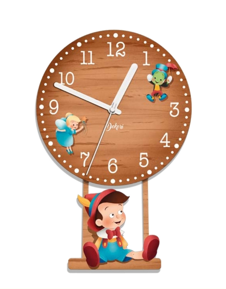 Orologio pendolo "pinocchio altalena"