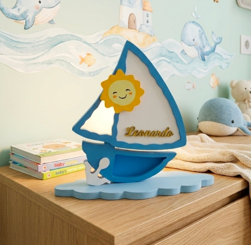 lumetto "barca a vela"