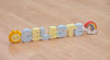 Nome puzzle " 7 lettere con 2 decori"