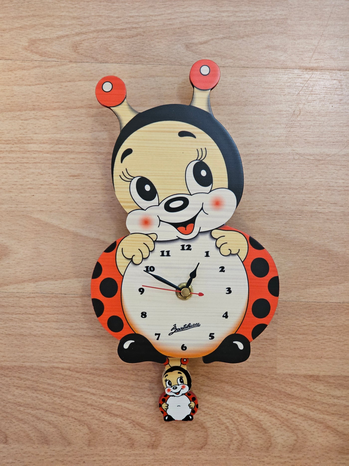 Orologio pendolo medio "coccinella "