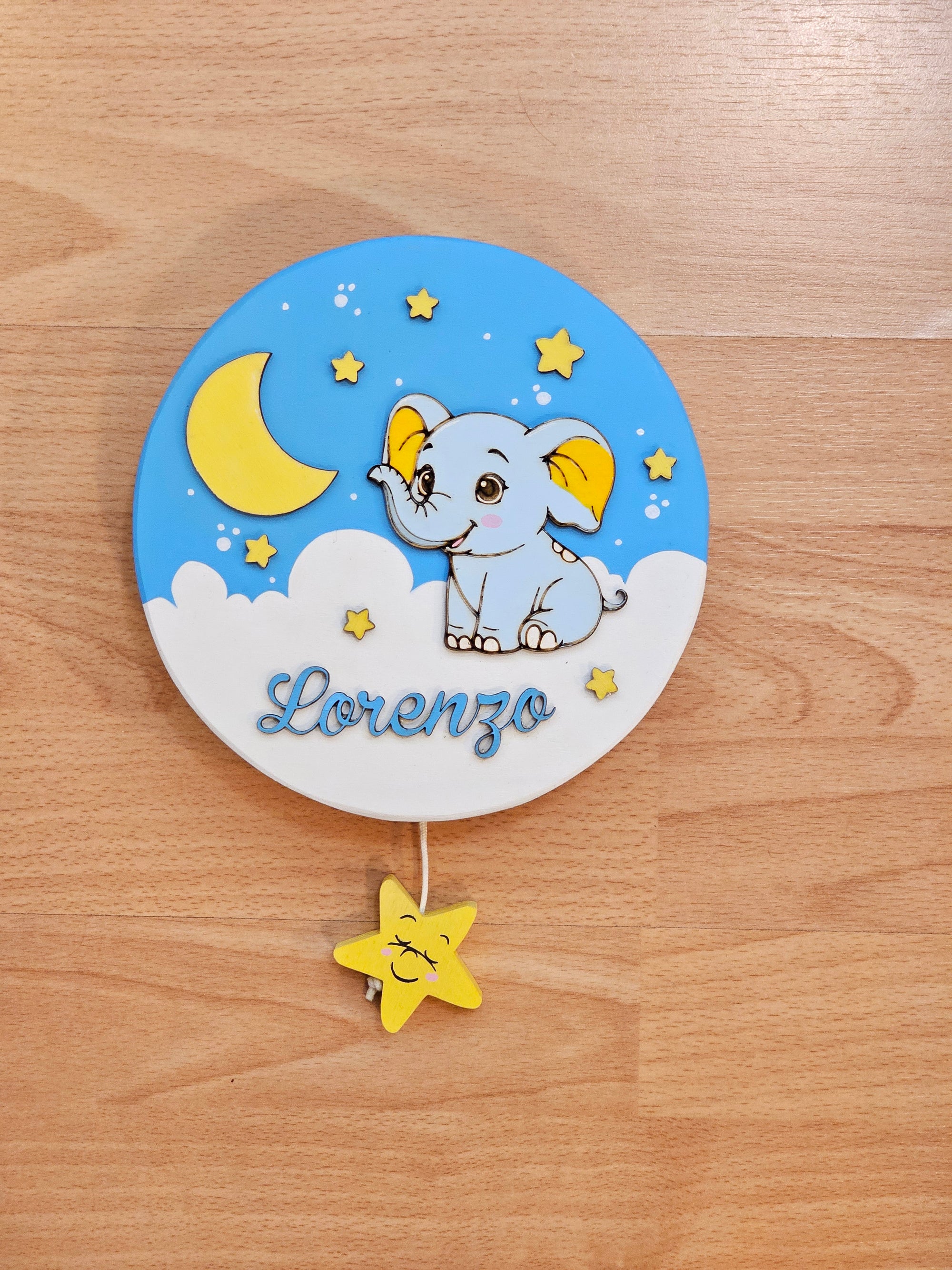 Carillon "elefante e luna "