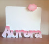 portafoto con nome " 6 lettere"