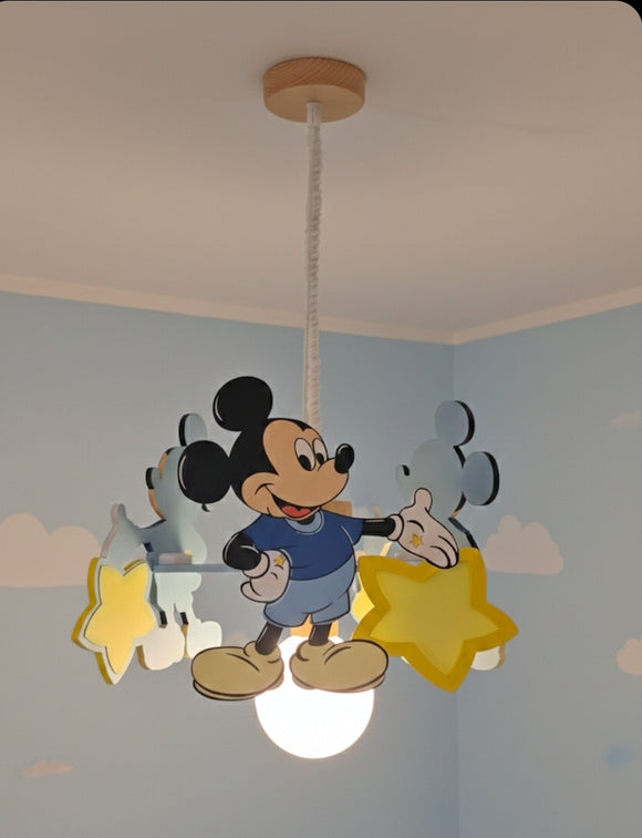 Lampadario "topolino con stella"