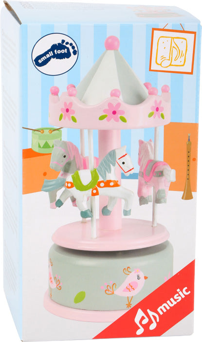 carillon giostra cavalli rosa