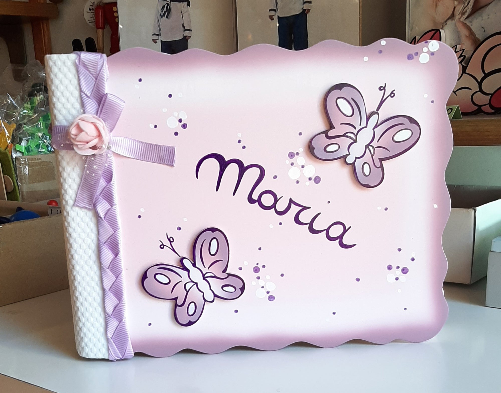 Album piccolo farfalle decorate