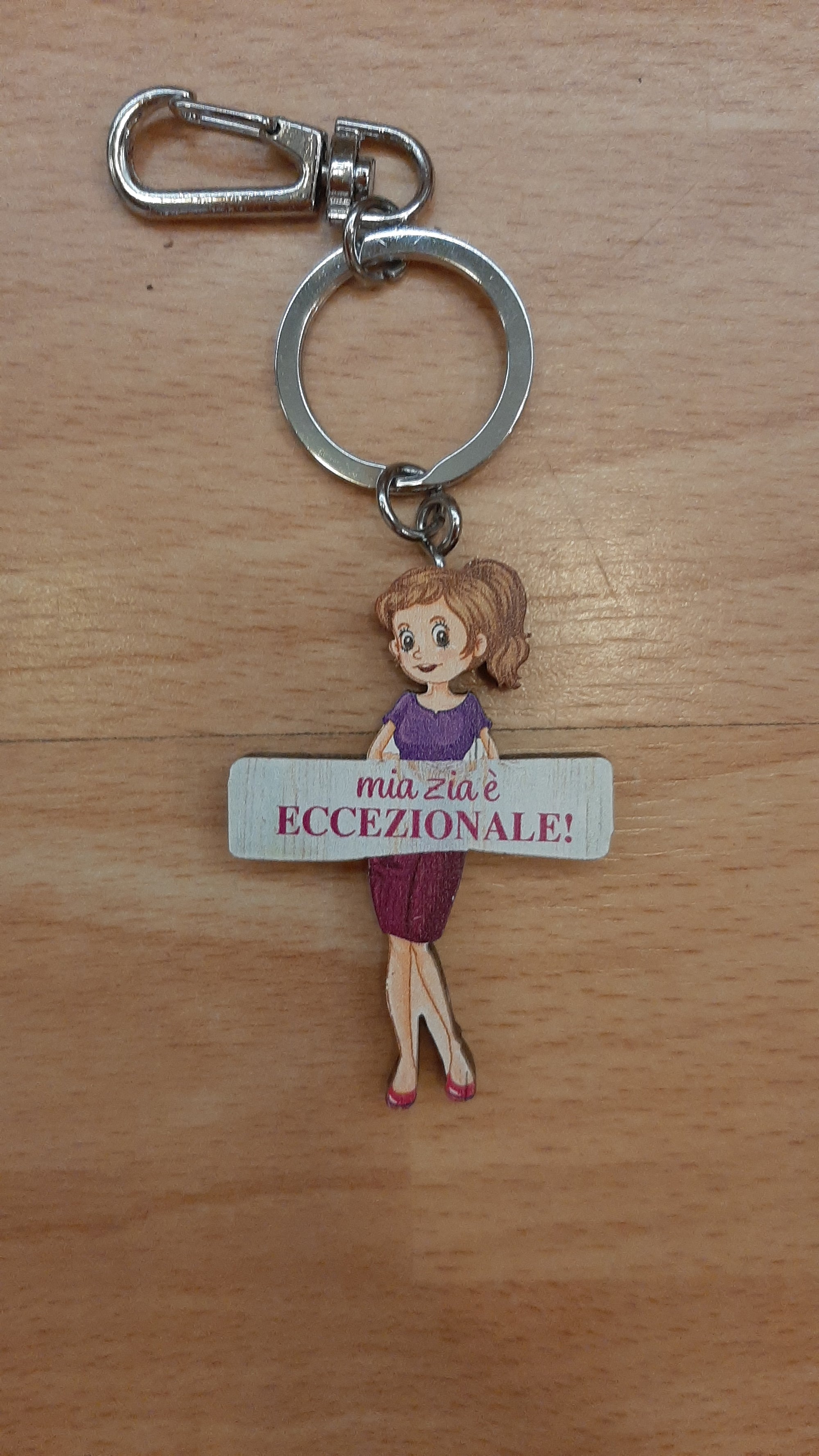 Portachiavi mia zia è eccezionale