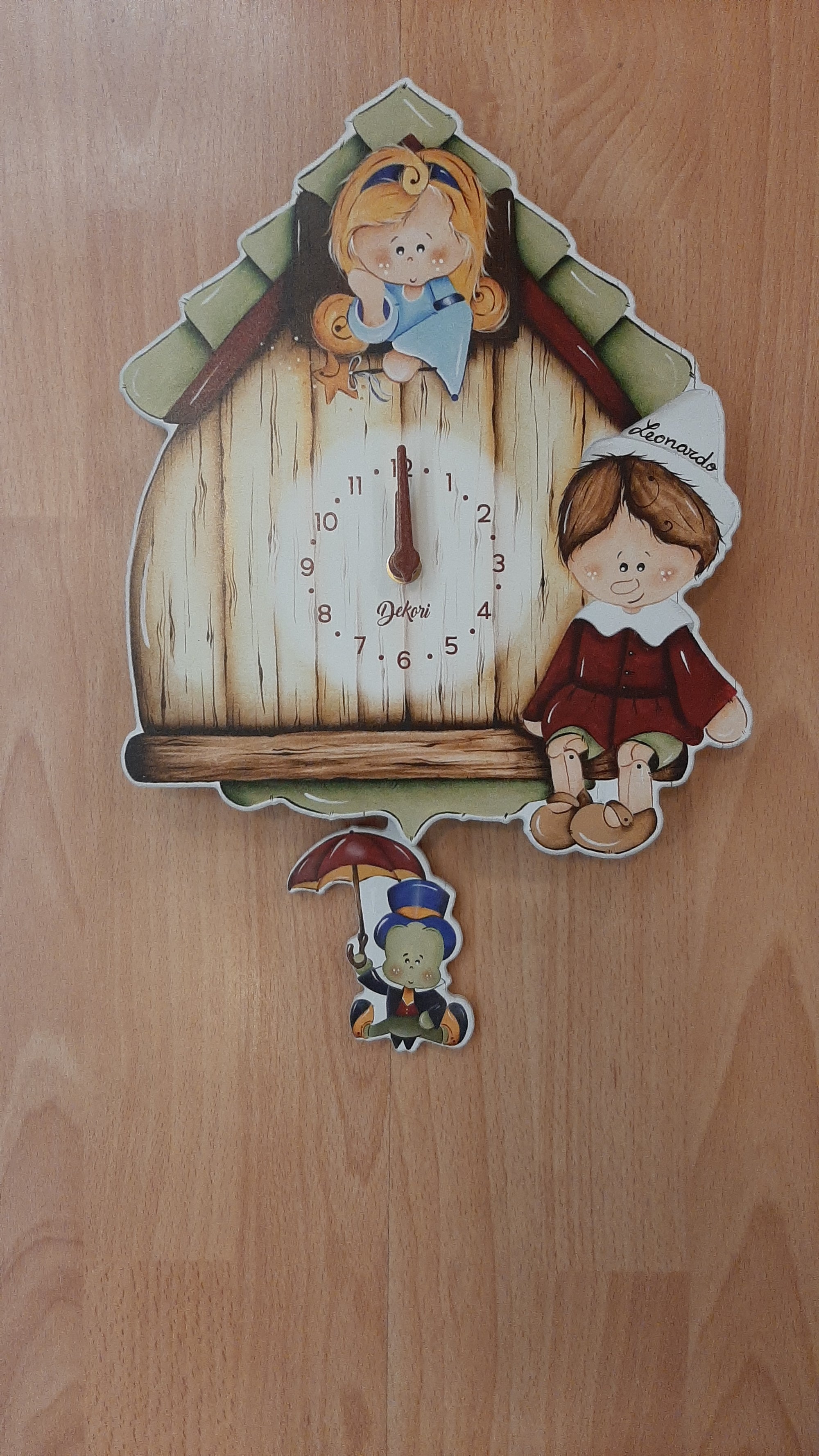 Orologio pendolo fiaba pinocchio