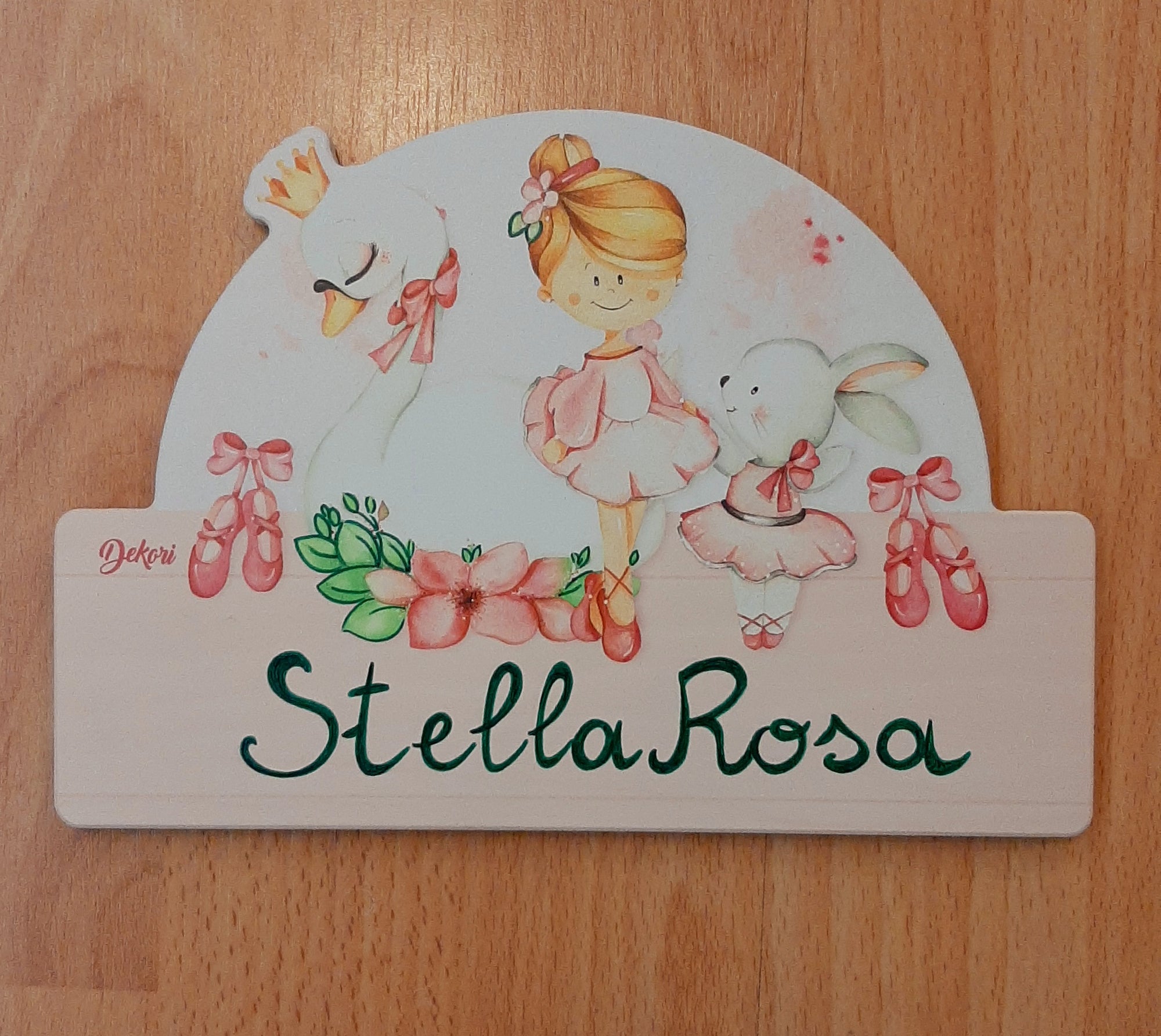 Targhetta " ballerina"