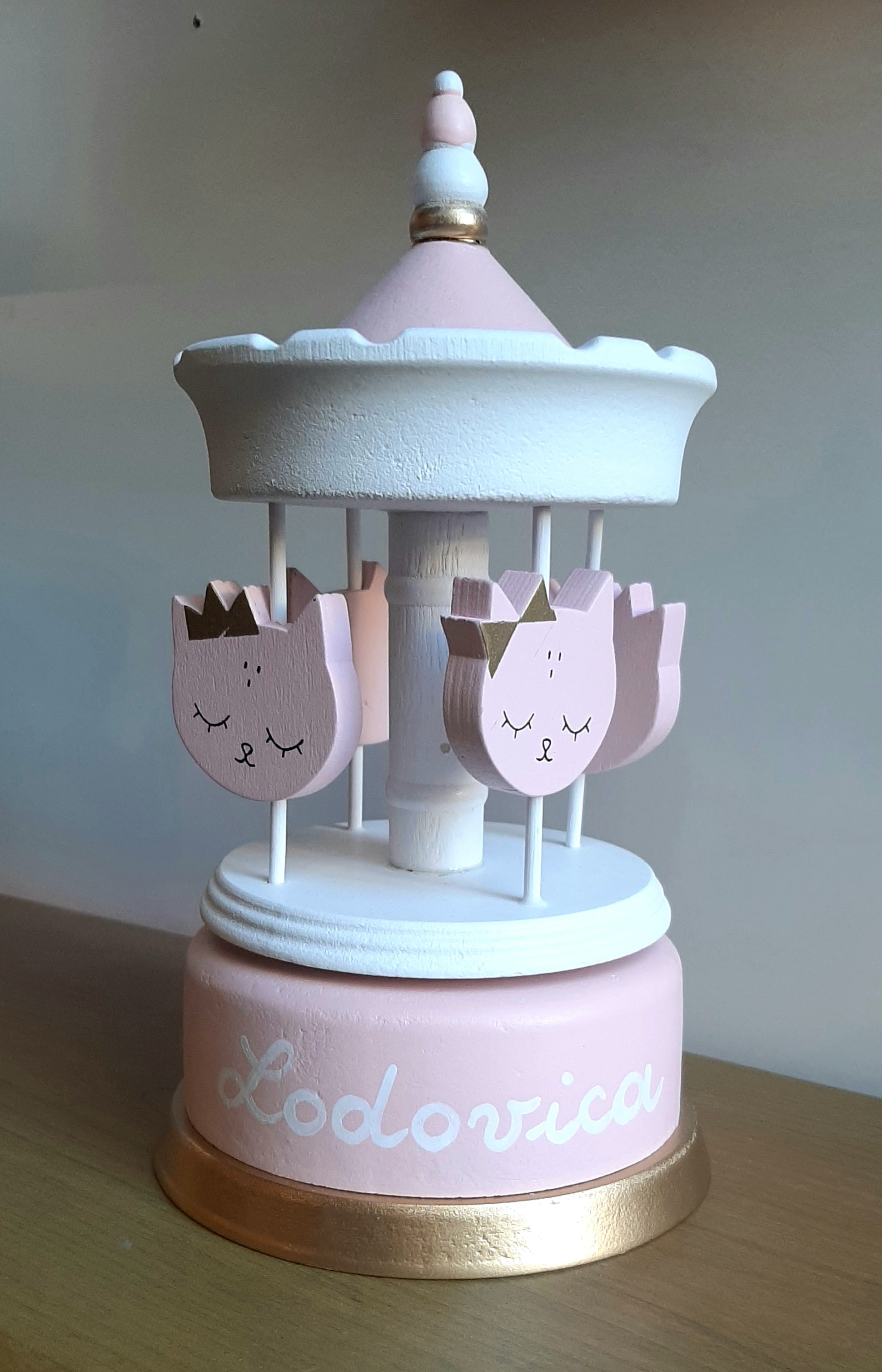 carillon gattini rosa