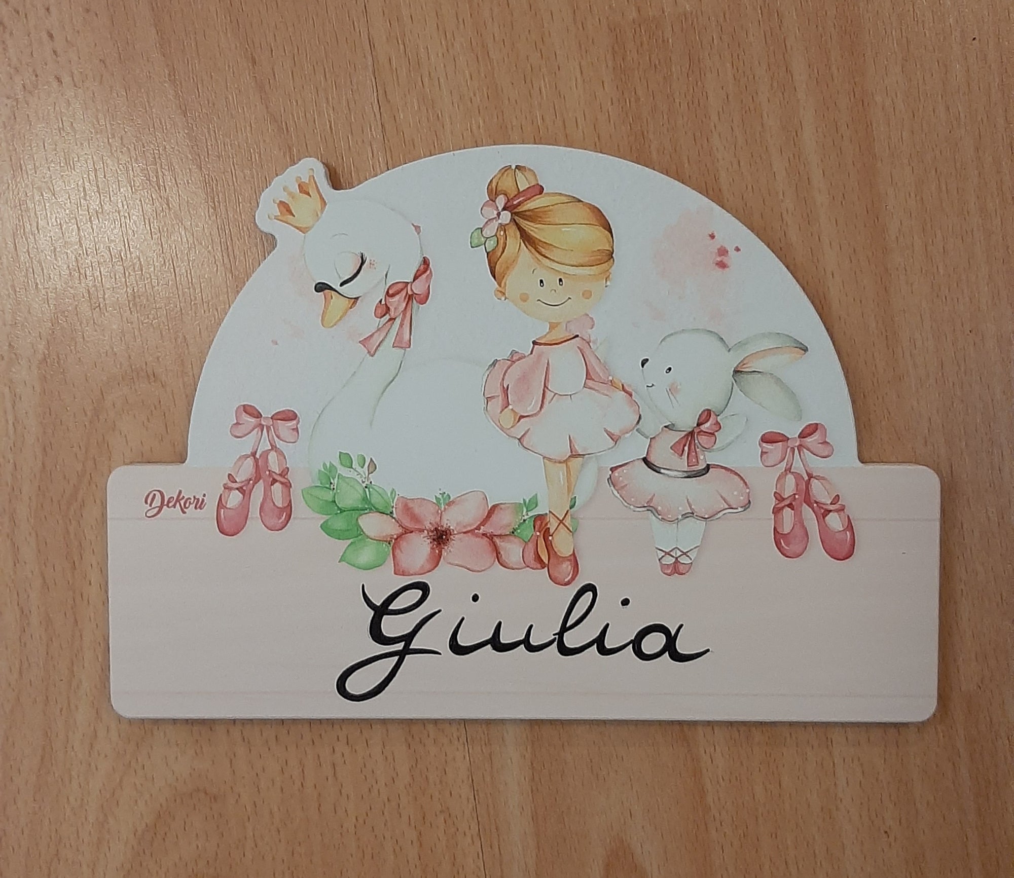 Targhetta " ballerina"