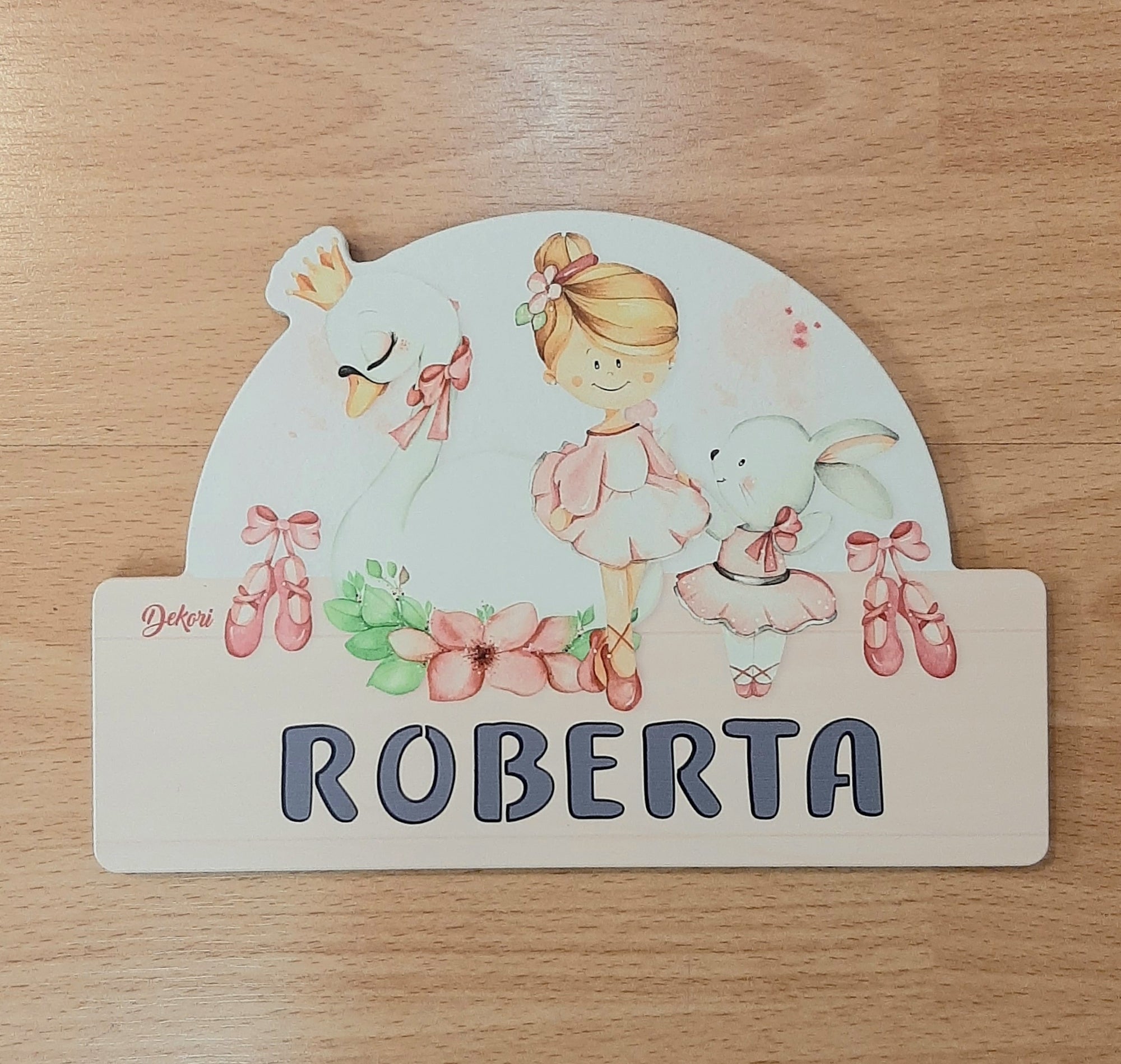 Targhetta " ballerina"