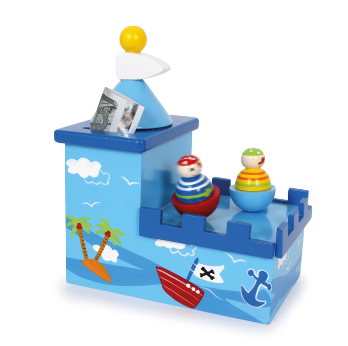 carillon con salvadanaio pirati