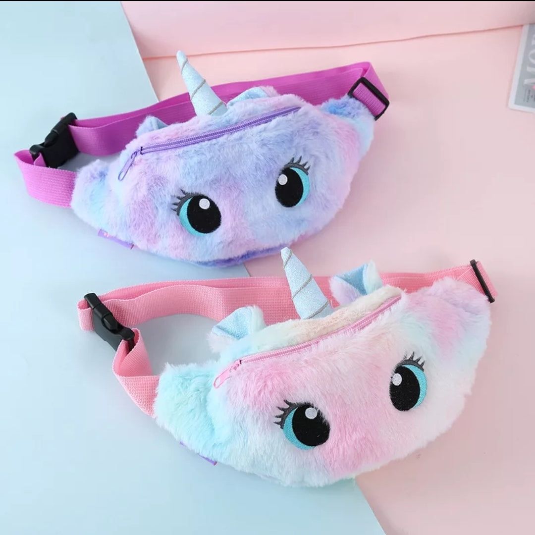 Marsupio peluche unicorno