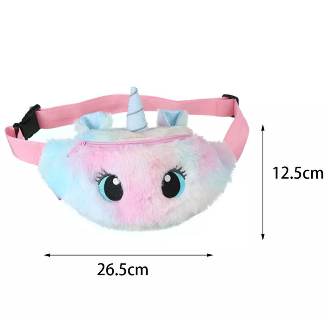 Marsupio peluche unicorno