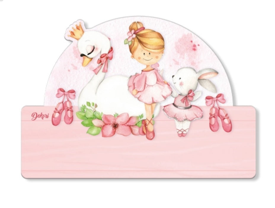 Targhetta " ballerina"