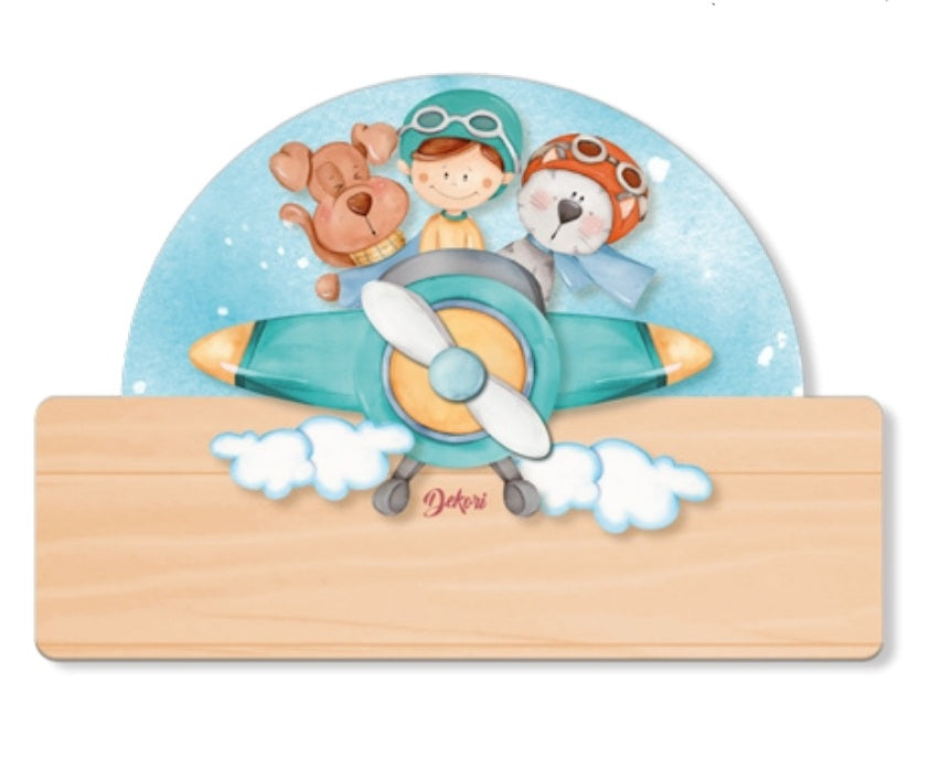 Targhetta " amici in volo"