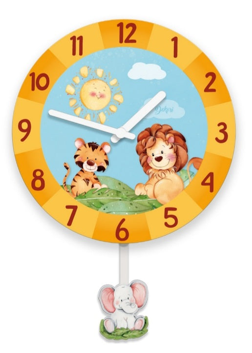 Orologio pendolo giungla