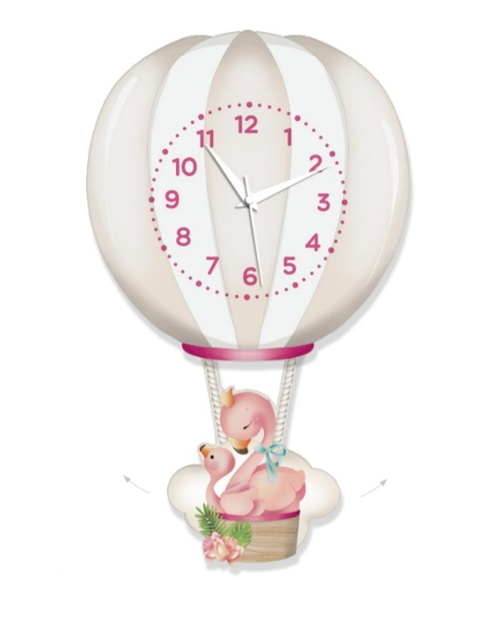 Orologio pendolo fenicottero