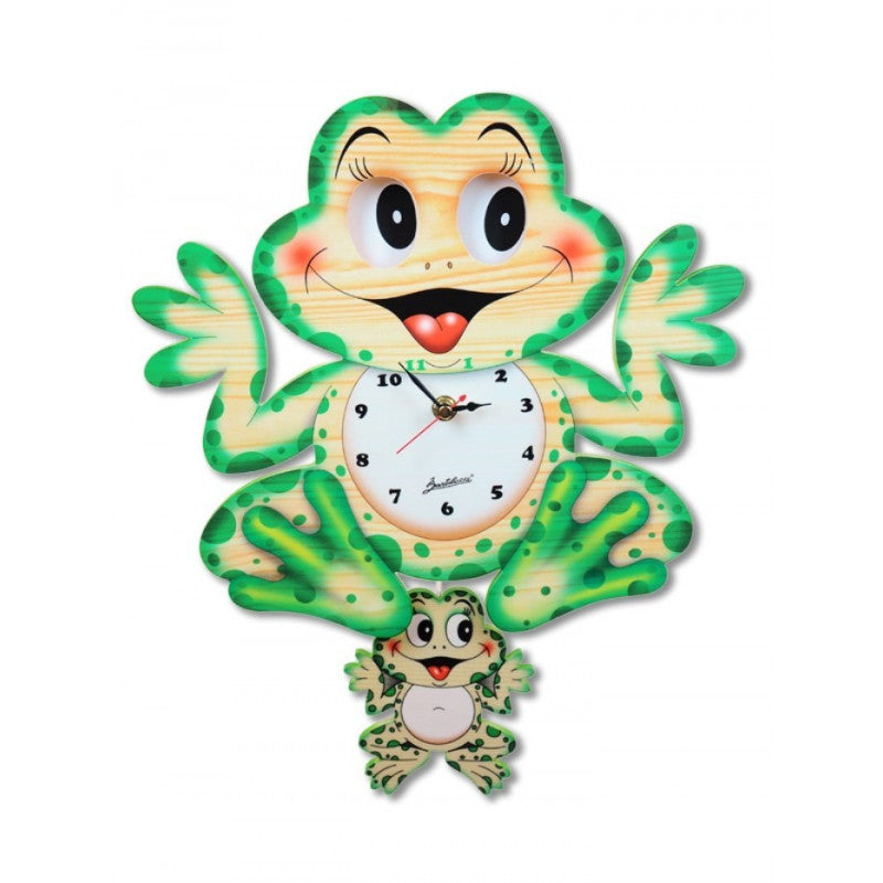 orologio pendolo con movimento occhi rana